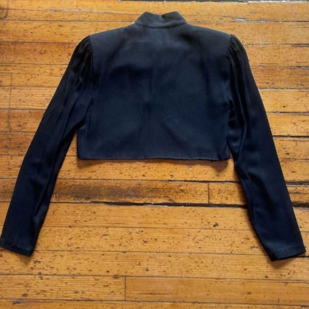 Exclusively Gantos Vintage Black Bolero Jacket Si… - image 5