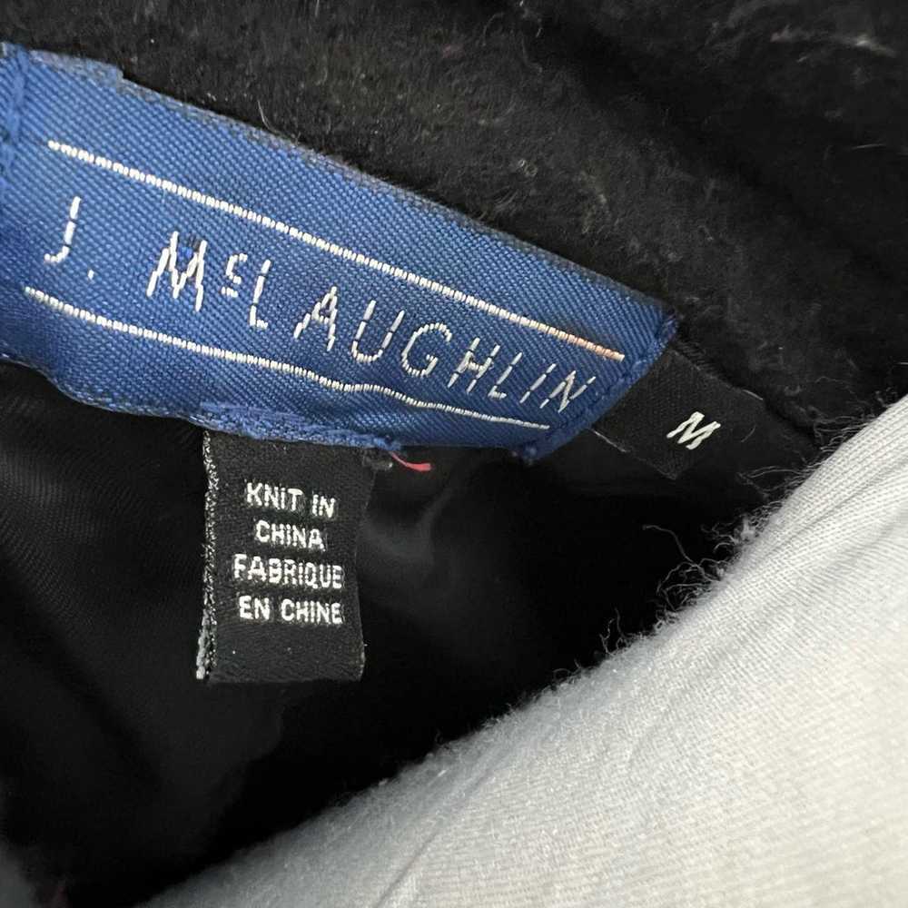 J. McLaughlin 100% Wool Sweater Jacket MEDIUM Vin… - image 6