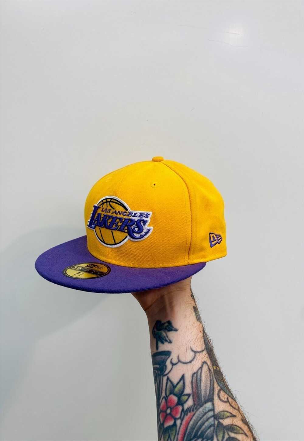 Vintage LA Lakers New Era 7 1/4 Hat Cap - image 2