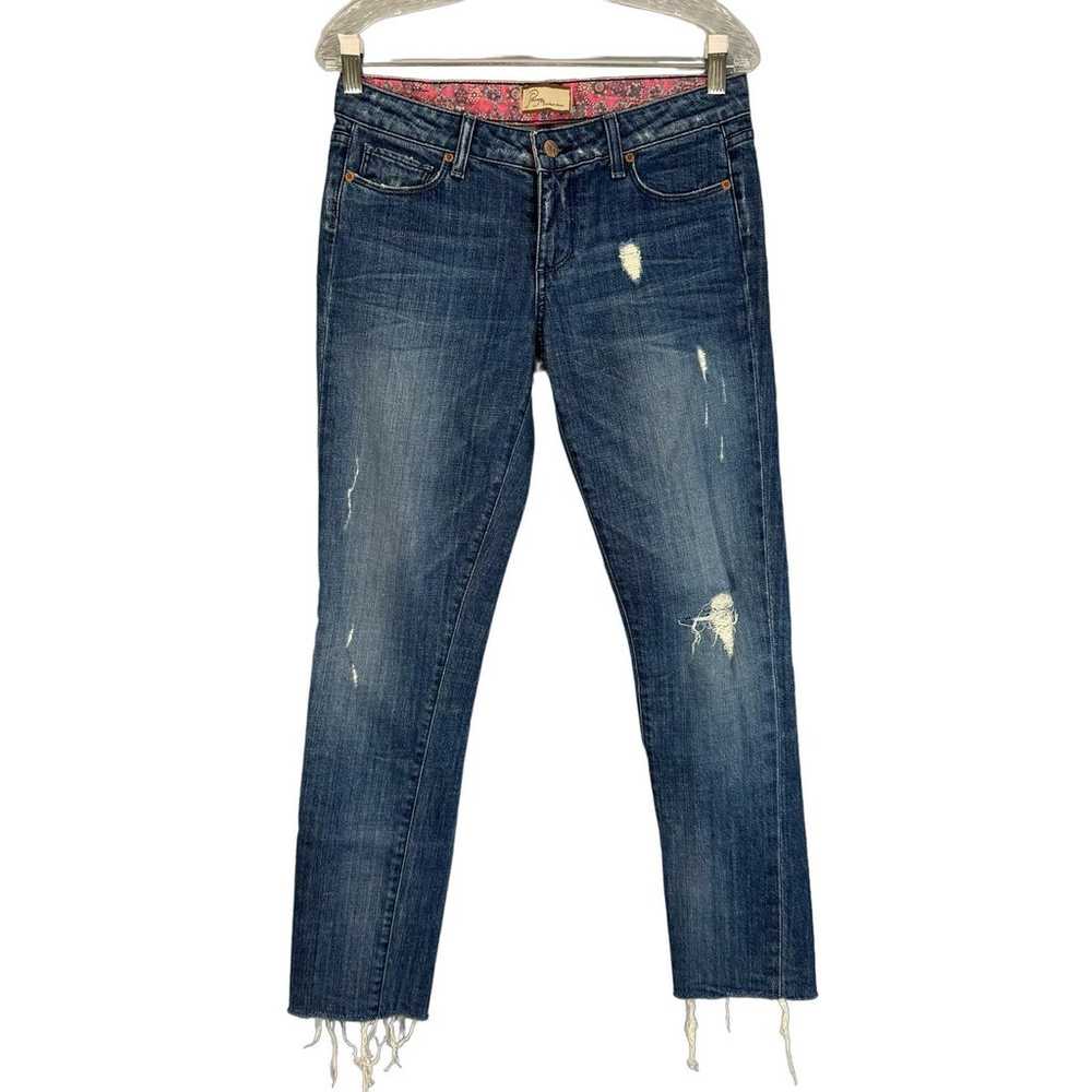 PAIGE Skyline Distressed Jeans - image 1