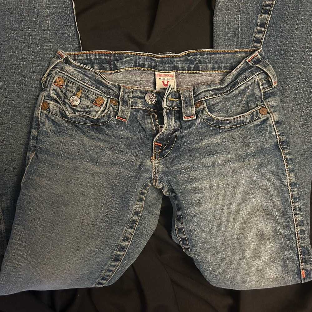 True Religion womens jeans thrifted - image 1