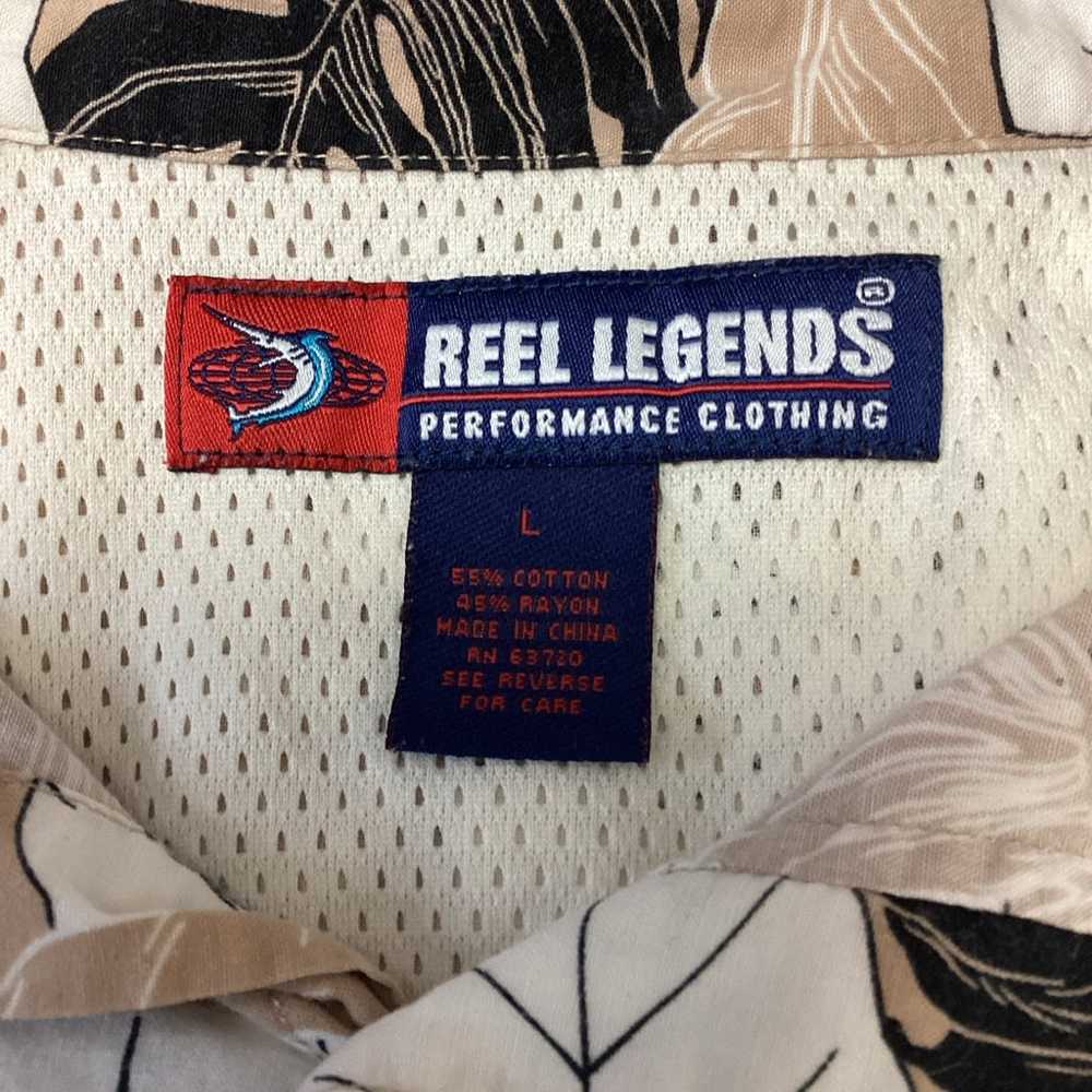 Reel Legends Vintage Mens Performance Button Fron… - image 5