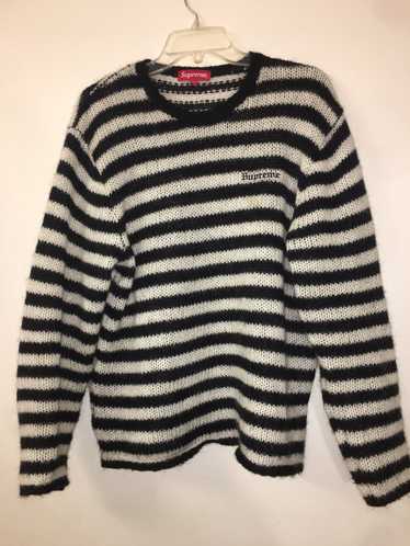 Supreme Supreme Striped Mohair Sweater - image 1