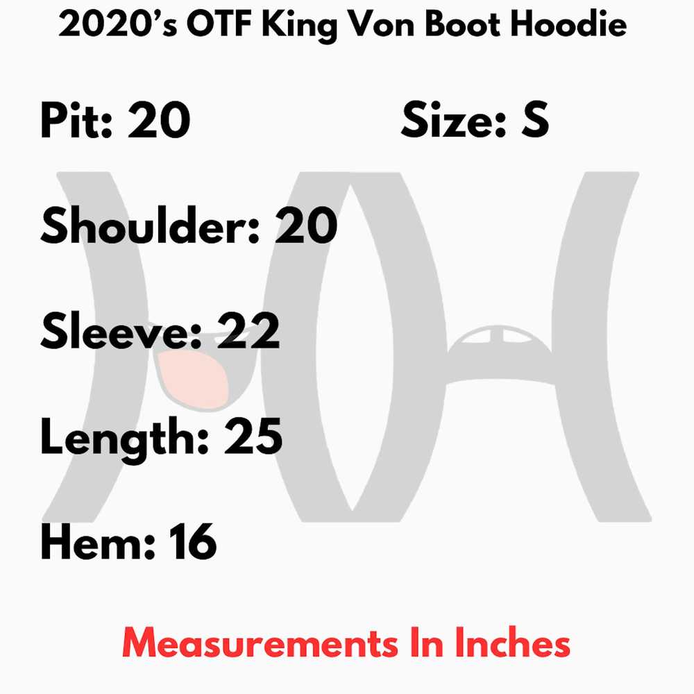 Gildan × Rap Tees 2020’s OTF King Von Boot Hoodie - image 5