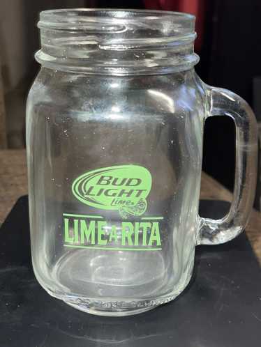 Other Bud Light Lime A Rita Mason Jar Glass 16oz. 