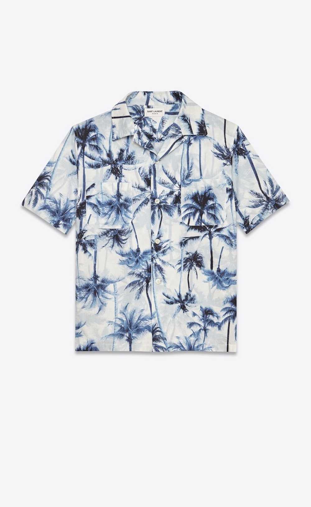 Saint Laurent Paris SS16 Palm Tree Hawaiian shirt… - image 7