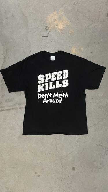 Rare × Streetwear × Vintage Speed Kills T-Shirt