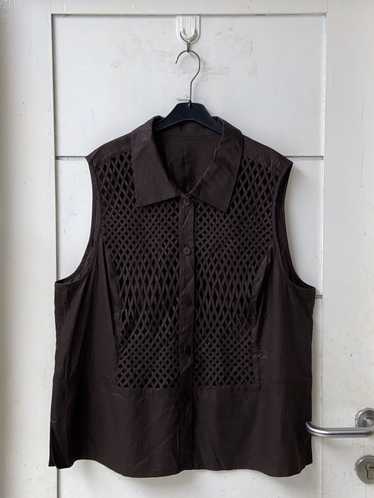 Designer × Japanese Brand REMALON Brown Vest - image 1