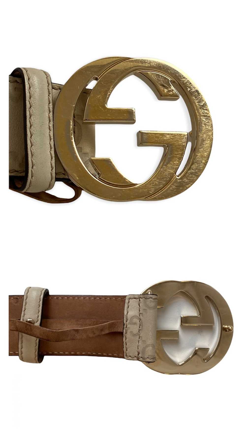 Gucci GUCCI BEIGE BELT GUCCISSIMA SUPREME Gg SIGN… - image 2