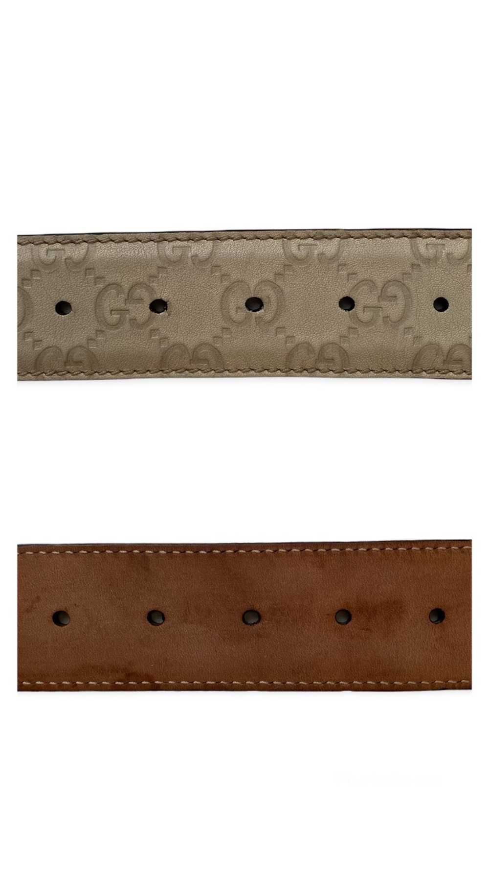 Gucci GUCCI BEIGE BELT GUCCISSIMA SUPREME Gg SIGN… - image 4