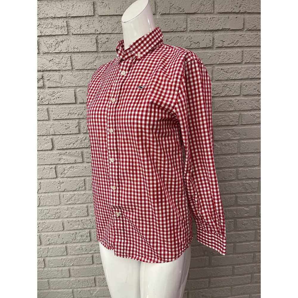 Vineyard Vines Vineyard Vines Red & White Plaid P… - image 2