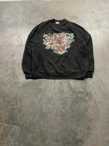 Vintage Vintage Tiger Animal Nature Crewneck - image 1