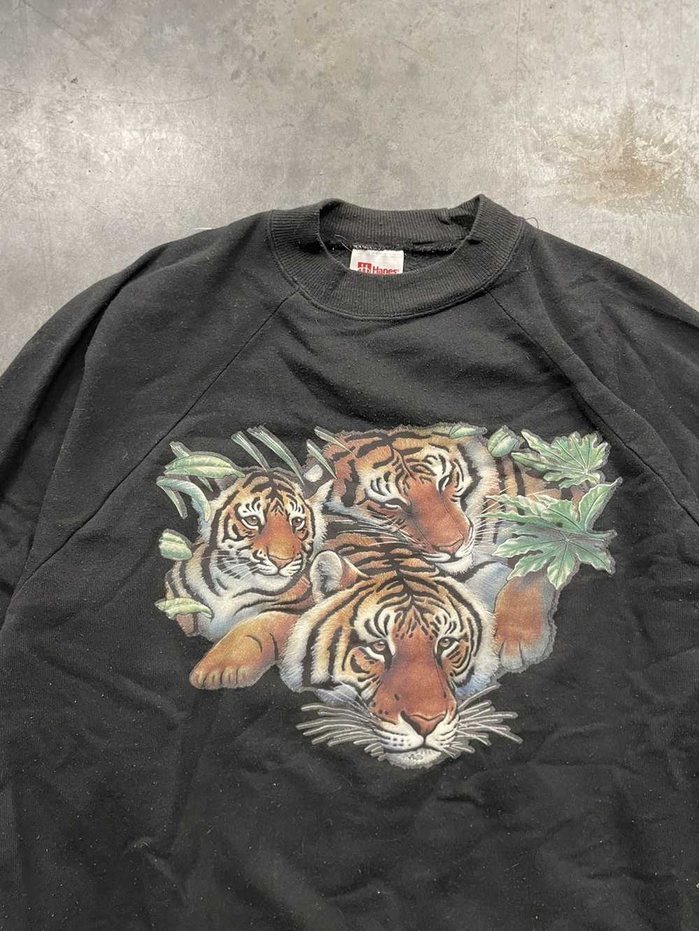 Vintage Vintage Tiger Animal Nature Crewneck - image 2