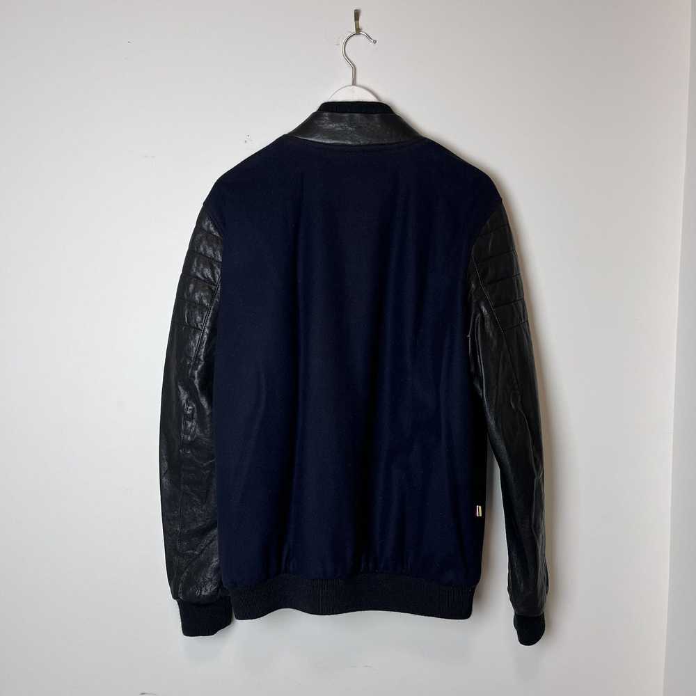 Low Brand Low brand Leather Sleeve Bomber - image 5