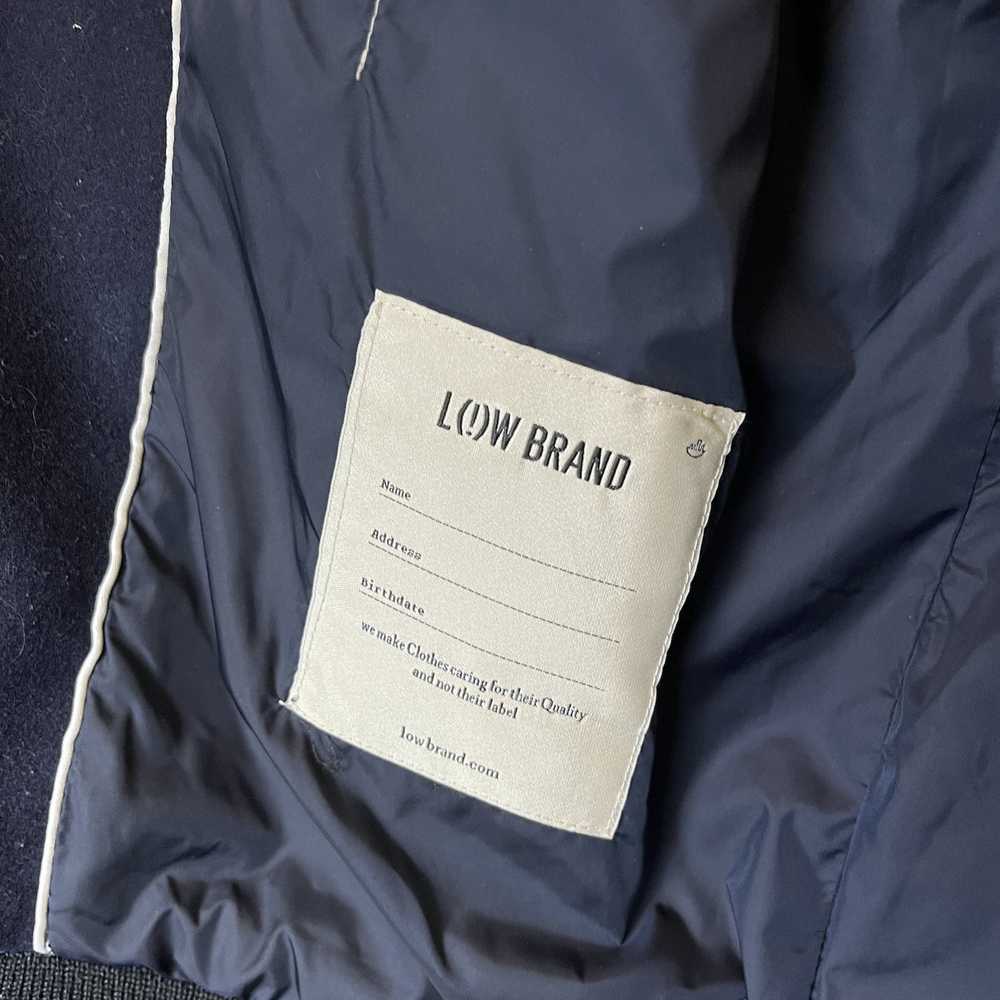 Low Brand Low brand Leather Sleeve Bomber - image 8