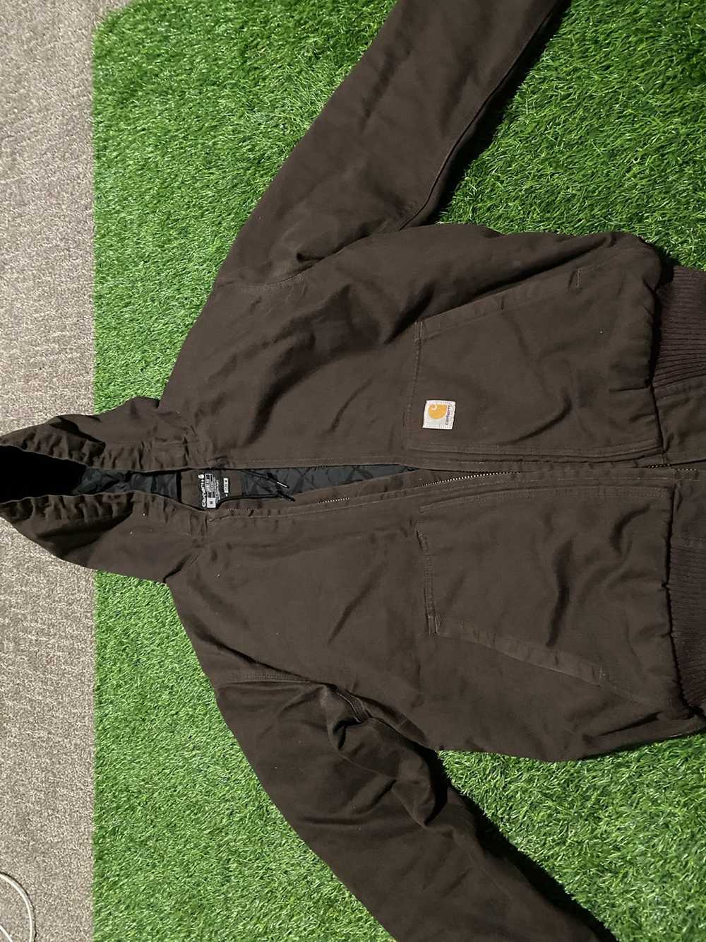 Carhartt × Streetwear Brown loose fit Duck Active… - image 1