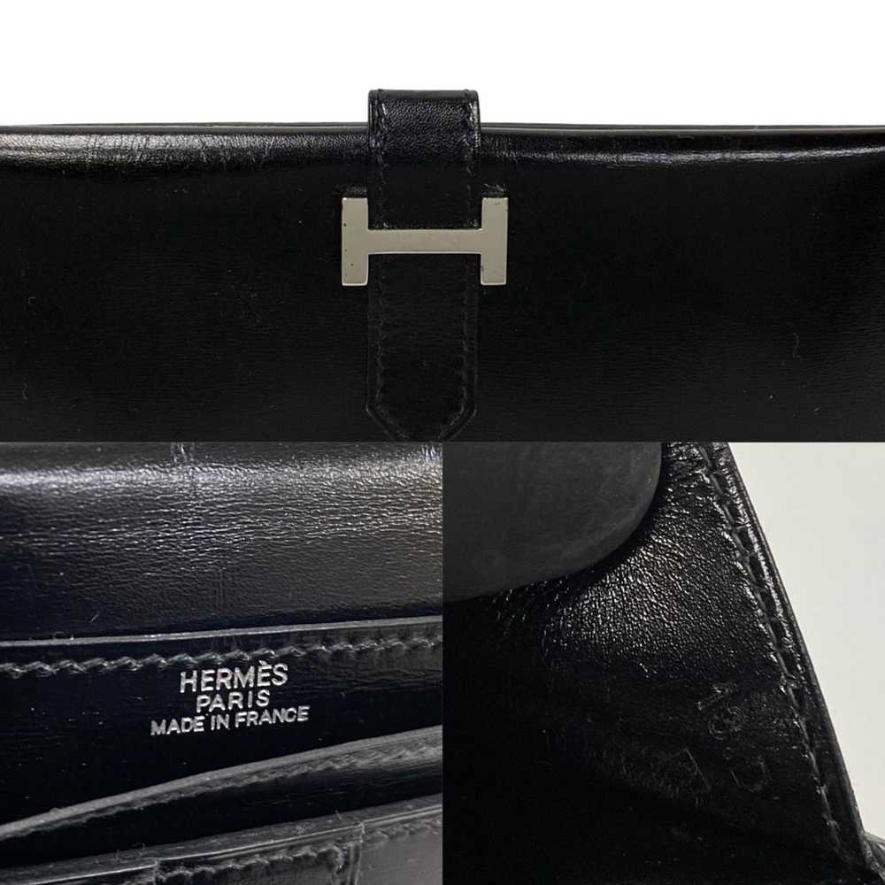 Hermes HERMES Bearn Calf Leather Genuine Bifold L… - image 2