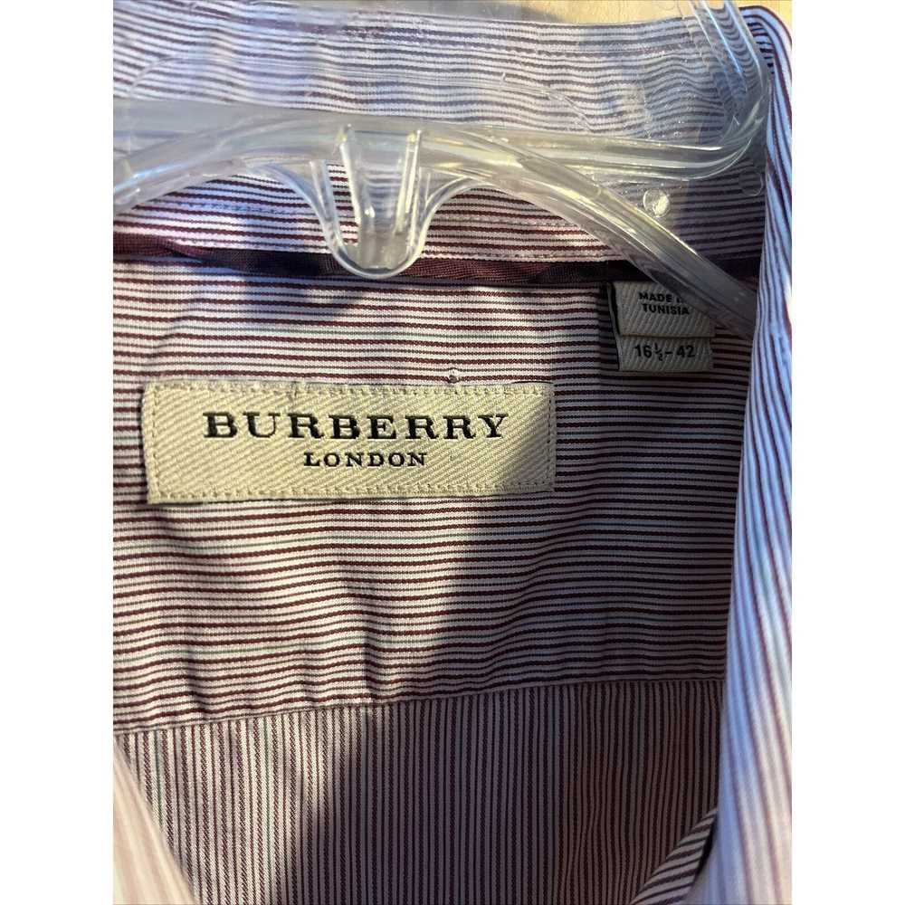 Burberry Burberry London Men’s 16.5 42 Red Stripe… - image 2