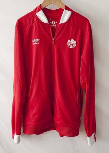Umbro Canada Soccer National Team Jacket Full Zip 