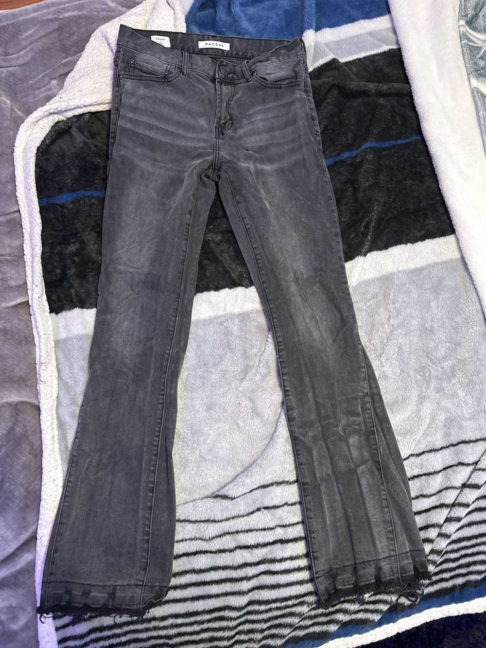 Pacsun Black Pacsun flare jeans - image 1