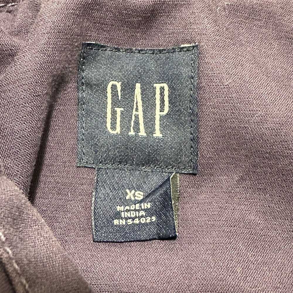 Gap Vintage Gap XS Purple Denim Double Breasted J… - image 3