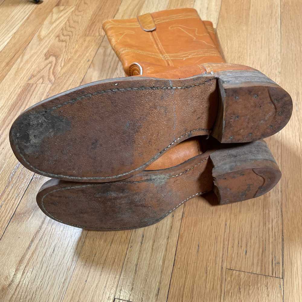 Vintage Vintage Leather Calf Boots 8 Mens - image 4