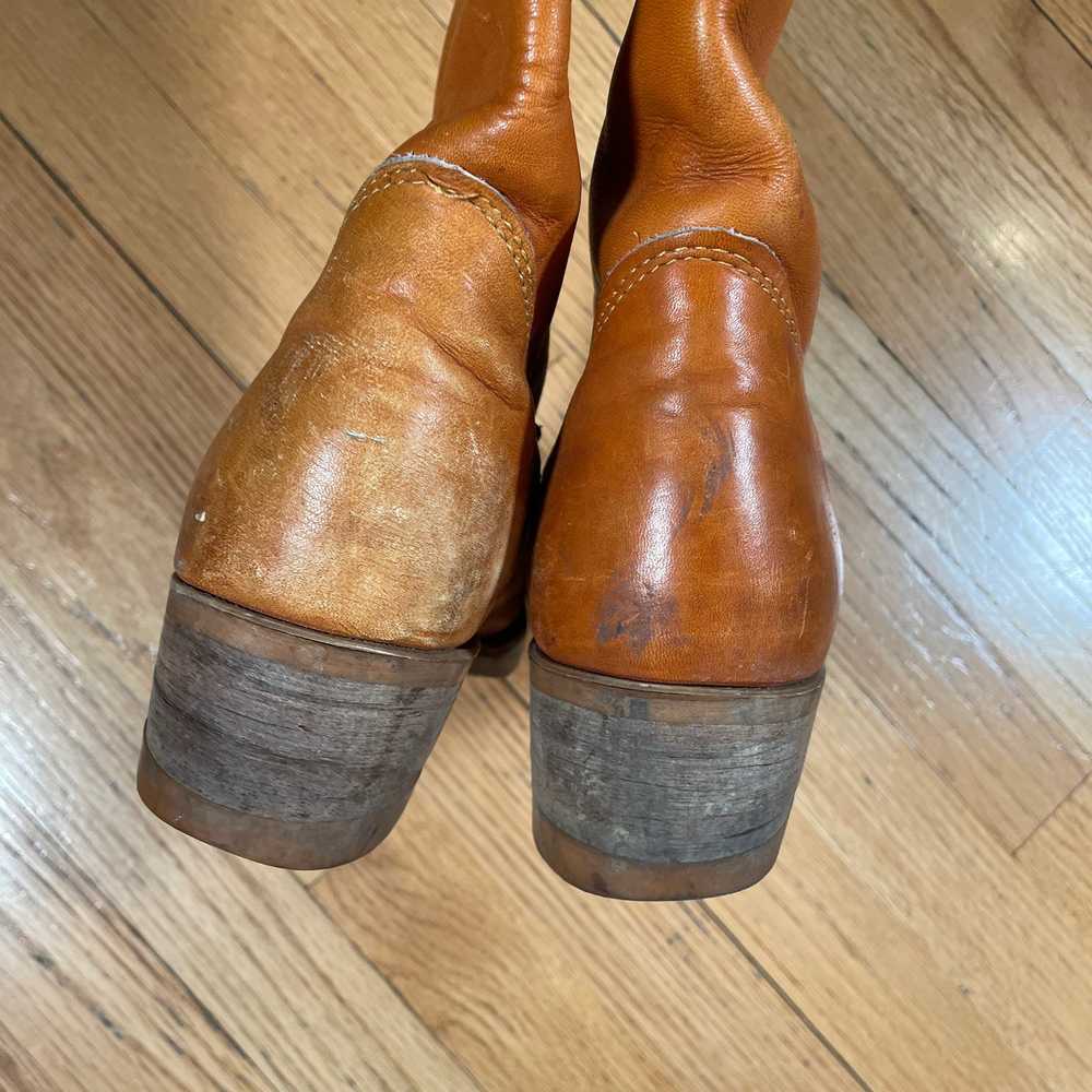 Vintage Vintage Leather Calf Boots 8 Mens - image 5