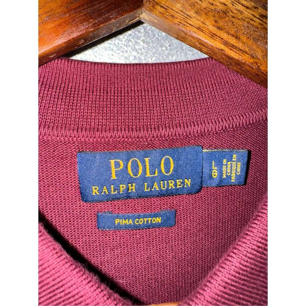 Polo Ralph Lauren Polo Ralph Lauren Burgundy L/S … - image 3