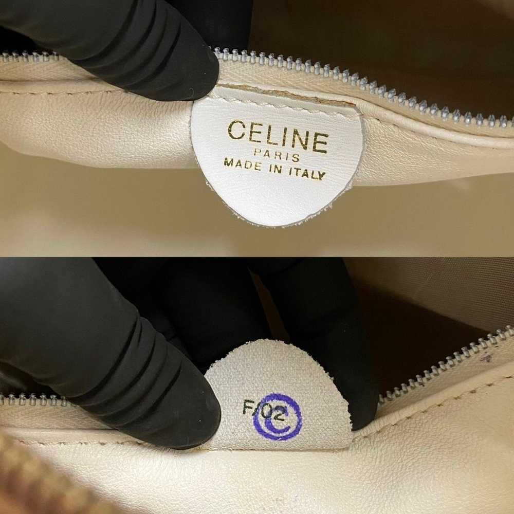 Celine CELINE Vintage Logo Hardware Striped Leath… - image 3