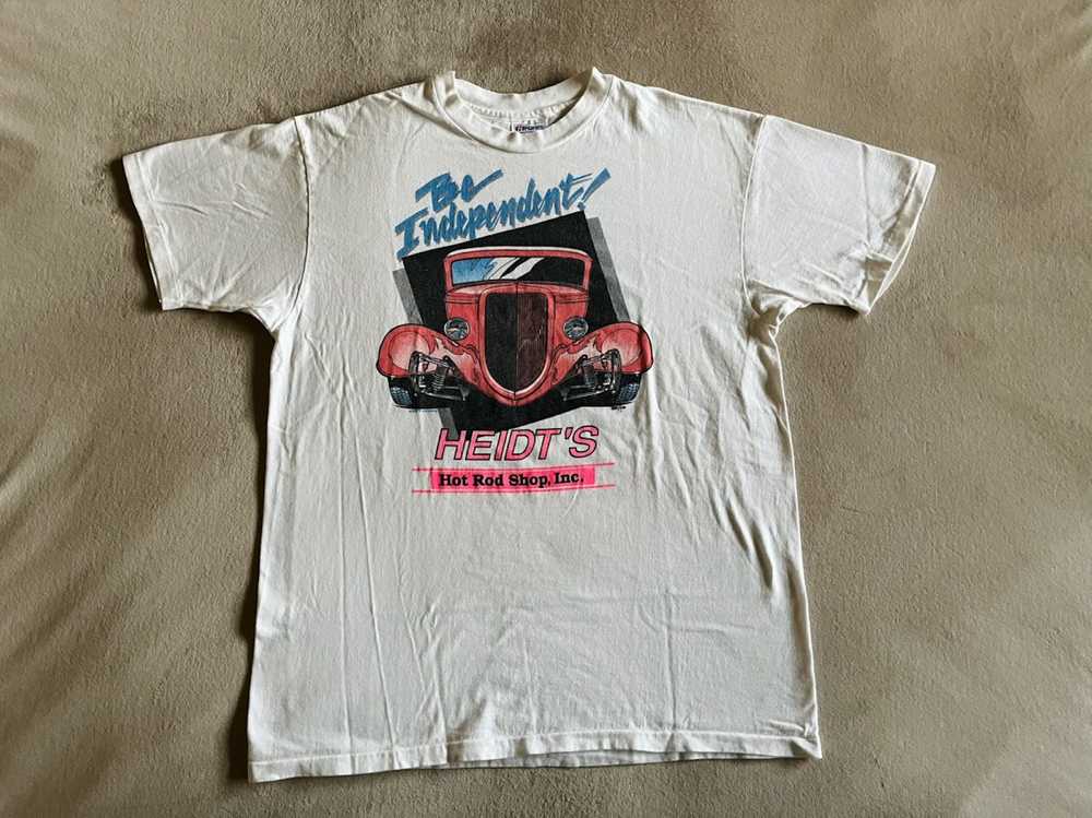 Hanes × Streetwear × Vintage Vintage Hotrod Tee (… - image 2