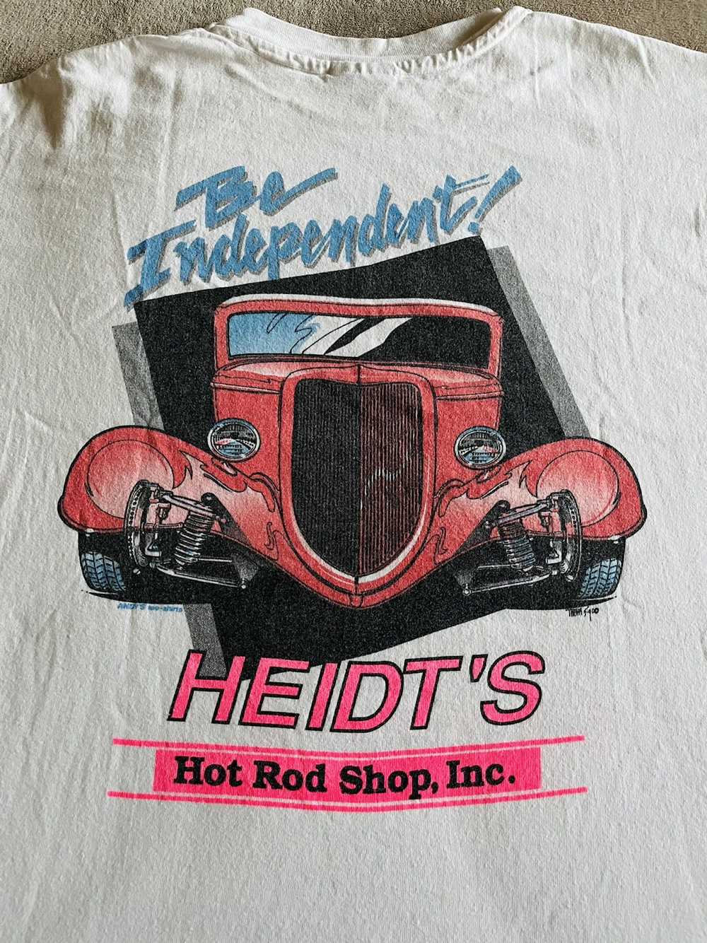 Hanes × Streetwear × Vintage Vintage Hotrod Tee (… - image 5