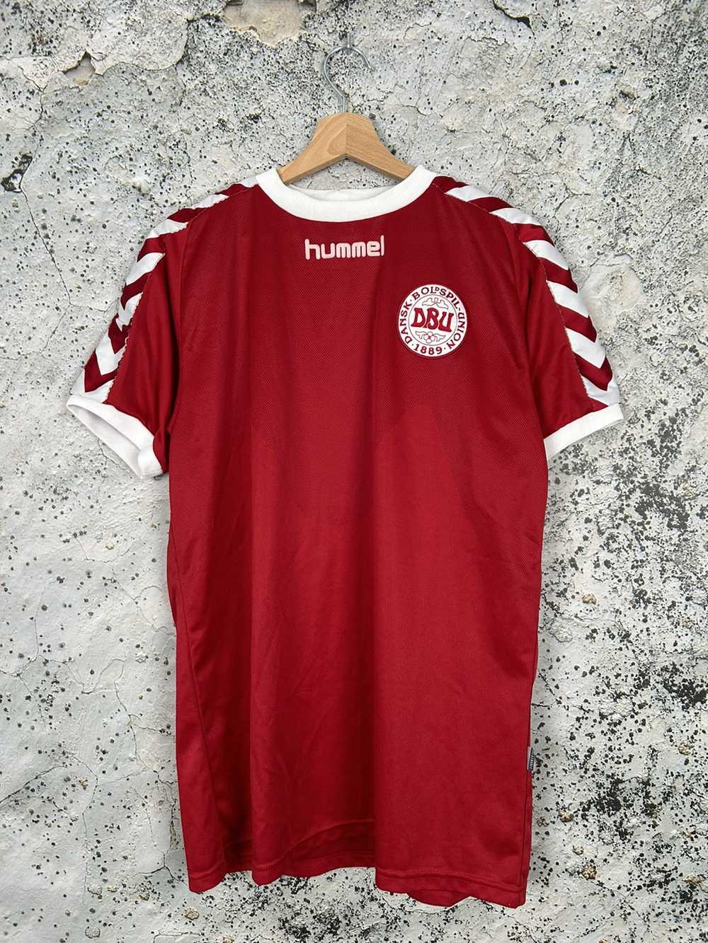 Hummel × Soccer Jersey × Vintage Vintage Denmark … - image 1