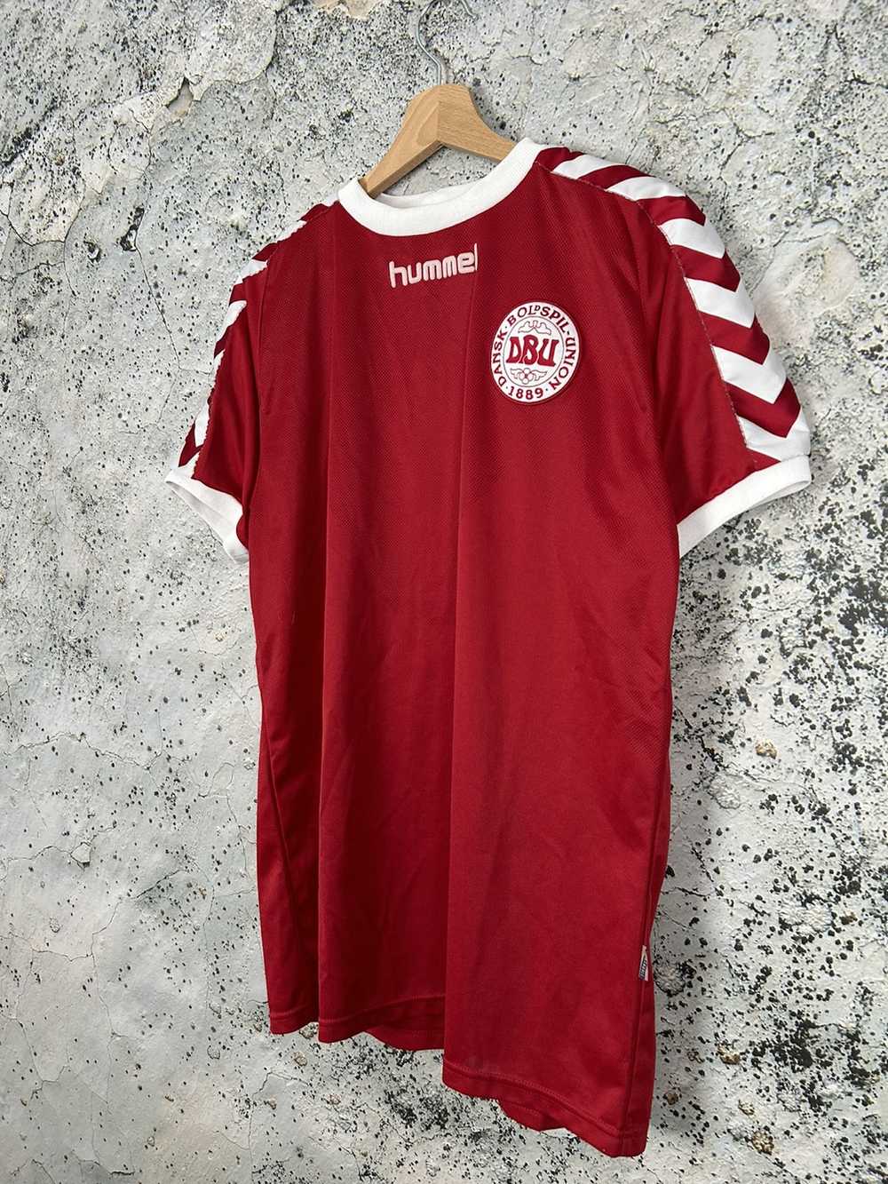 Hummel × Soccer Jersey × Vintage Vintage Denmark … - image 2