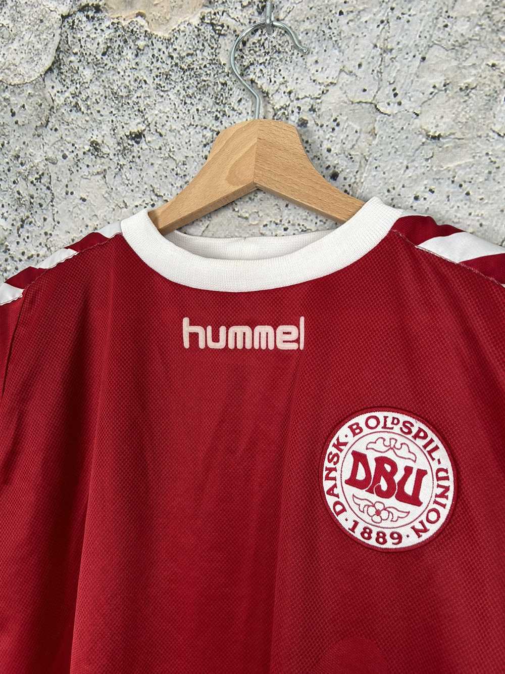 Hummel × Soccer Jersey × Vintage Vintage Denmark … - image 3