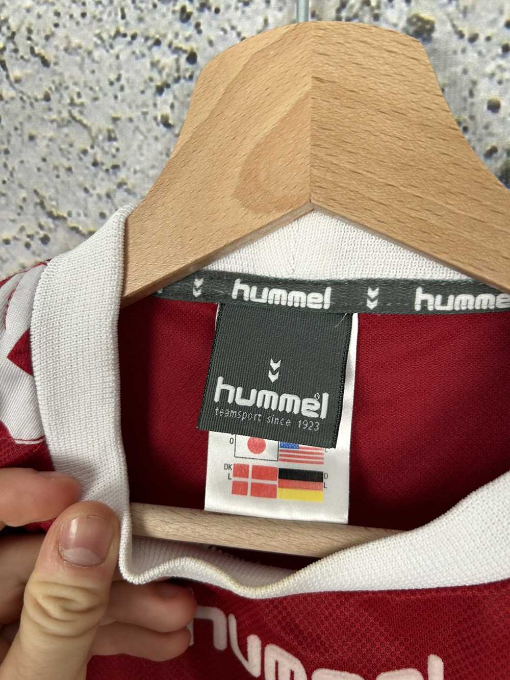 Hummel × Soccer Jersey × Vintage Vintage Denmark … - image 5