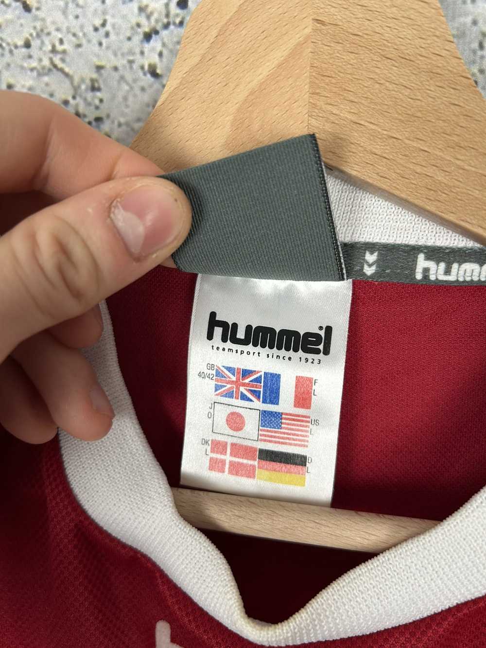 Hummel × Soccer Jersey × Vintage Vintage Denmark … - image 6