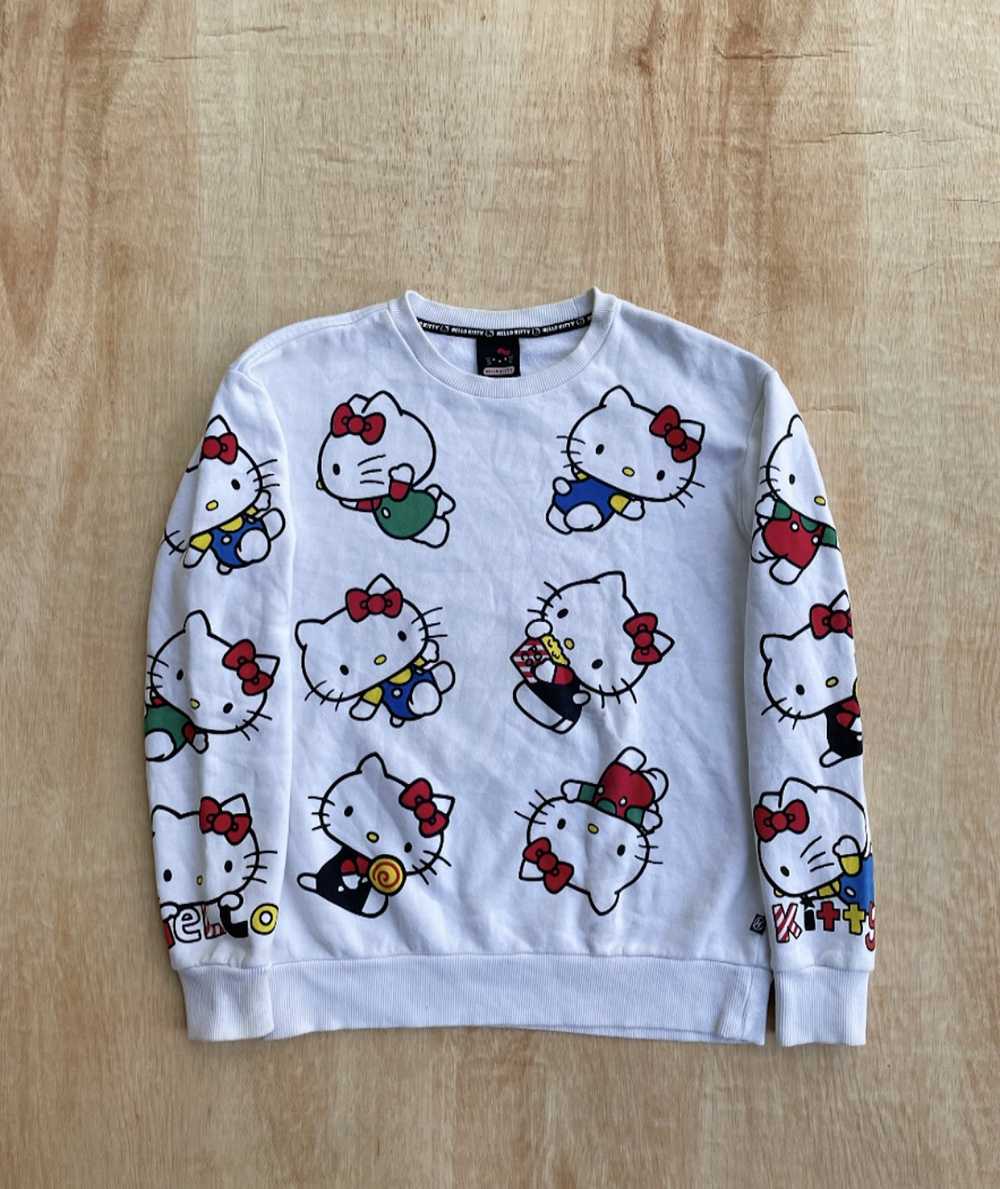 Cartoon Network × Rare Hello Kitty Full Print Cre… - image 1