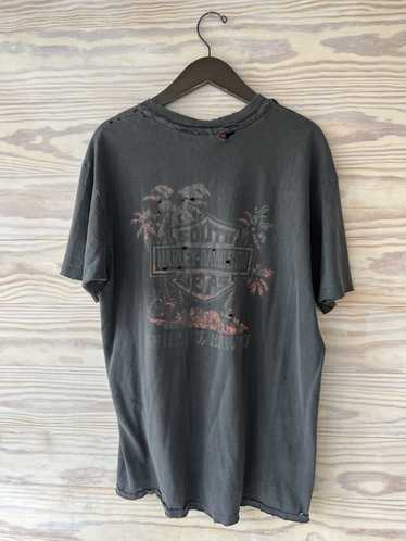 Vintage thrashed Harley t-shirt circa 1990s - image 1