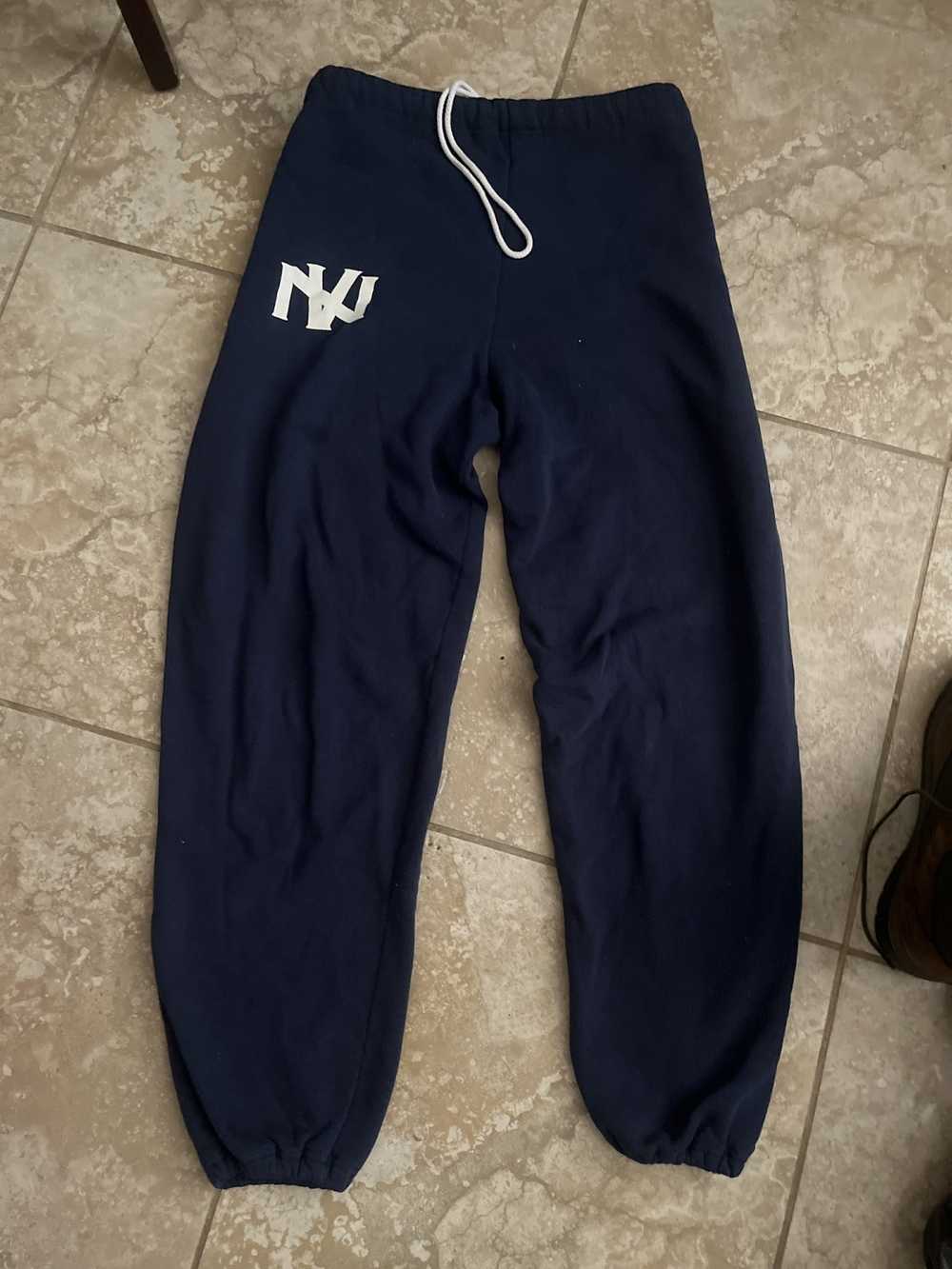 Vintage Navy Blue Sweatpants - image 1