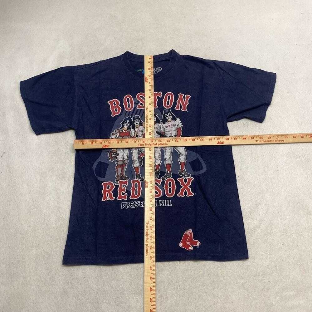 Liquid Blue KISS Boston Red Sox Graphic Tee Vinta… - image 5