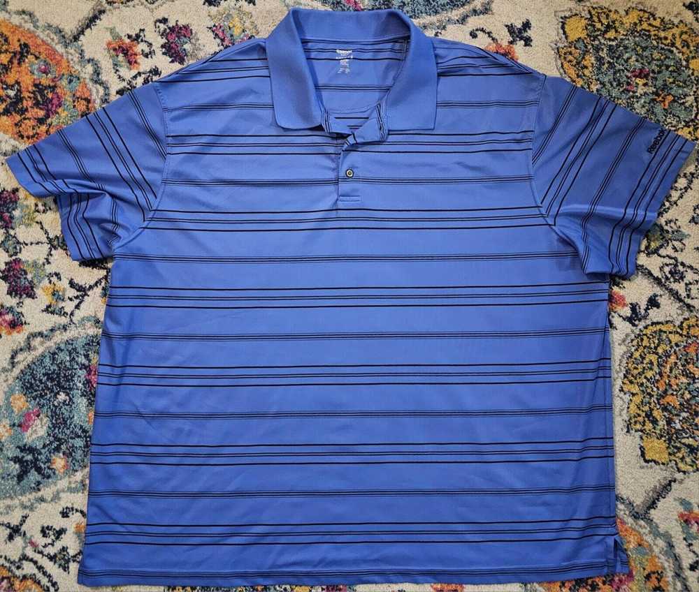 Reebok Reebok golf play dry polo 5XL Blue stripe - image 1