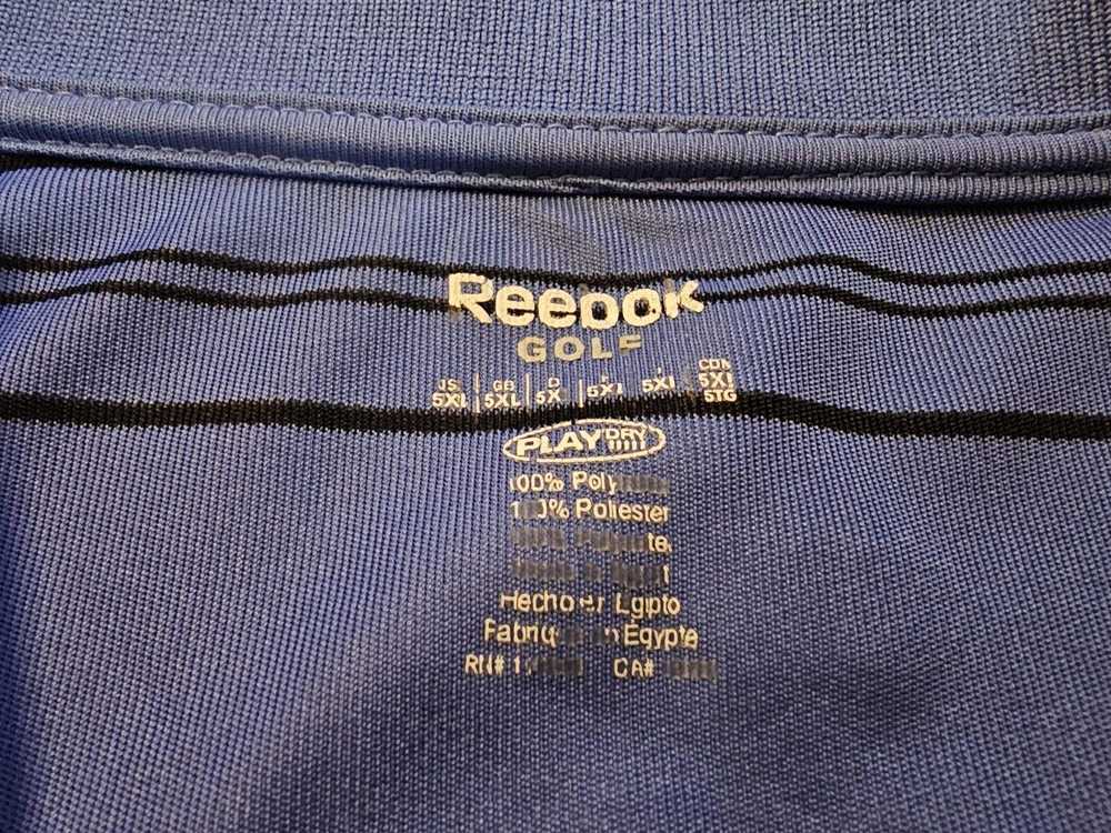 Reebok Reebok golf play dry polo 5XL Blue stripe - image 3