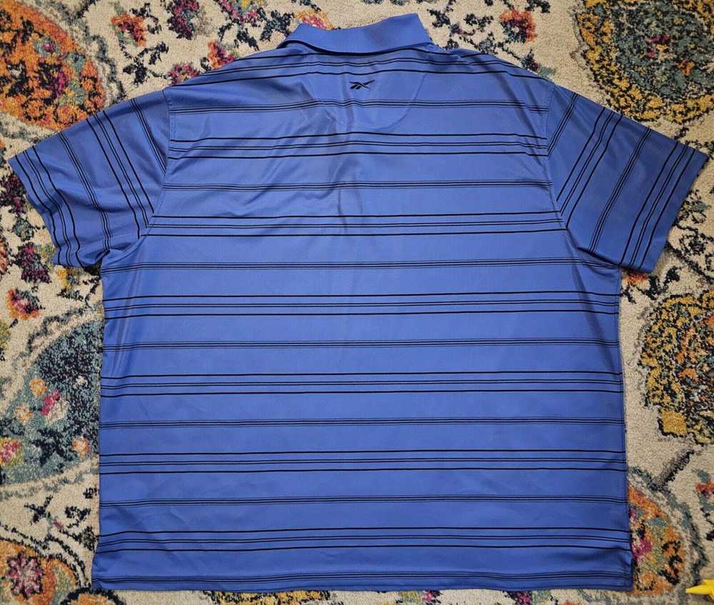 Reebok Reebok golf play dry polo 5XL Blue stripe - image 9