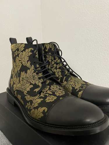 Taft Gold Embroidered Dress Shoes