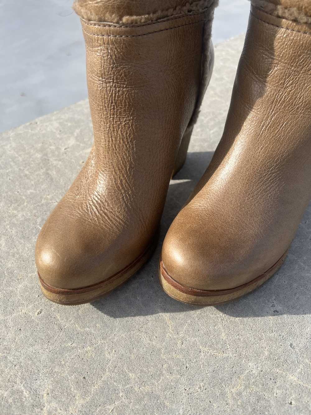 Prada Prada Heeled Leather Boots - image 7