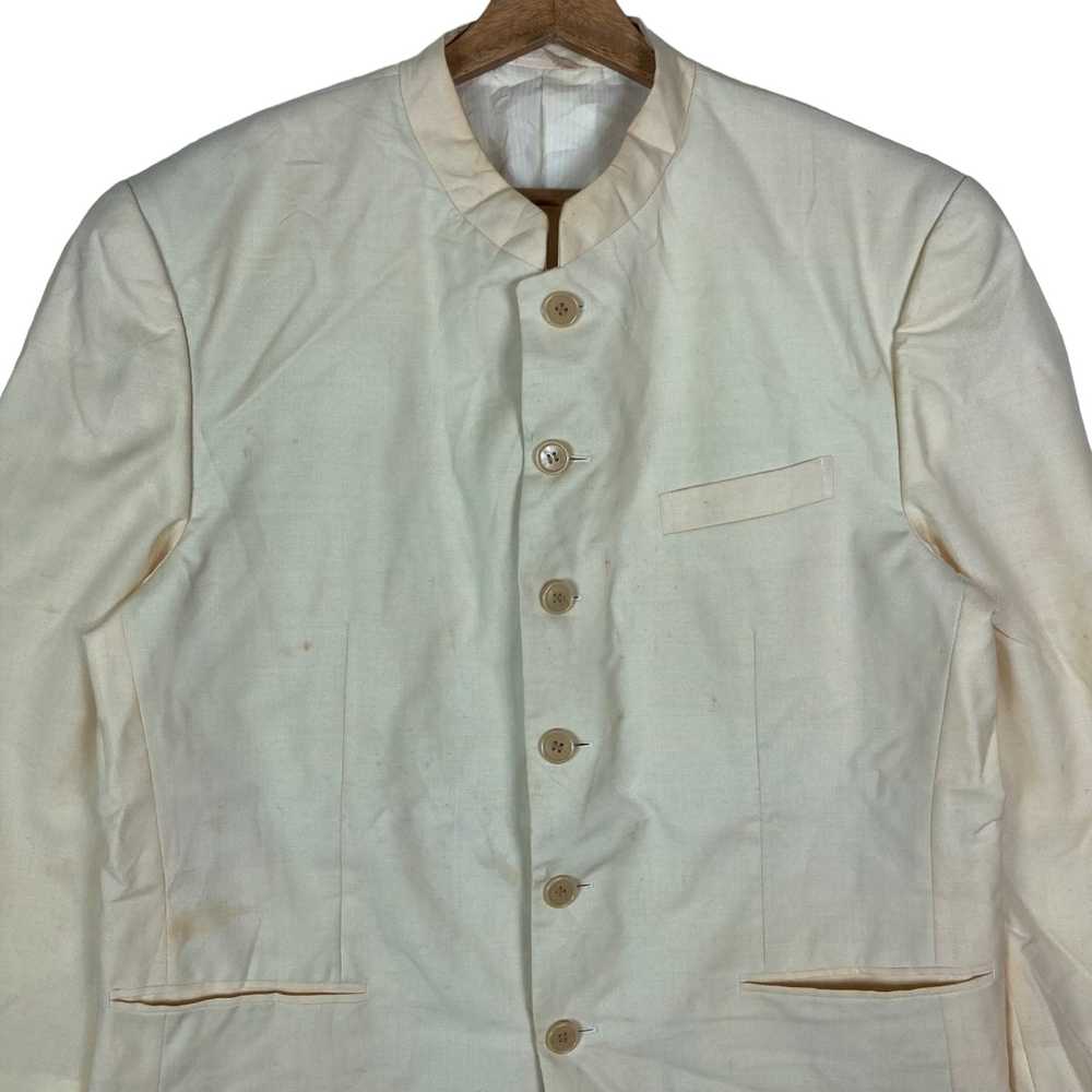 Lancel Vintage Lancel Flat Button Coat Light Jack… - image 2