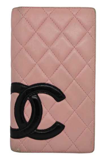 Chanel Vintage Chanel Cambon Pink Wallet
