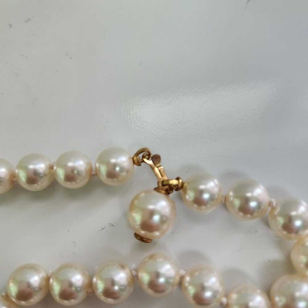 Vintage Pearl 18" Necklace - image 2