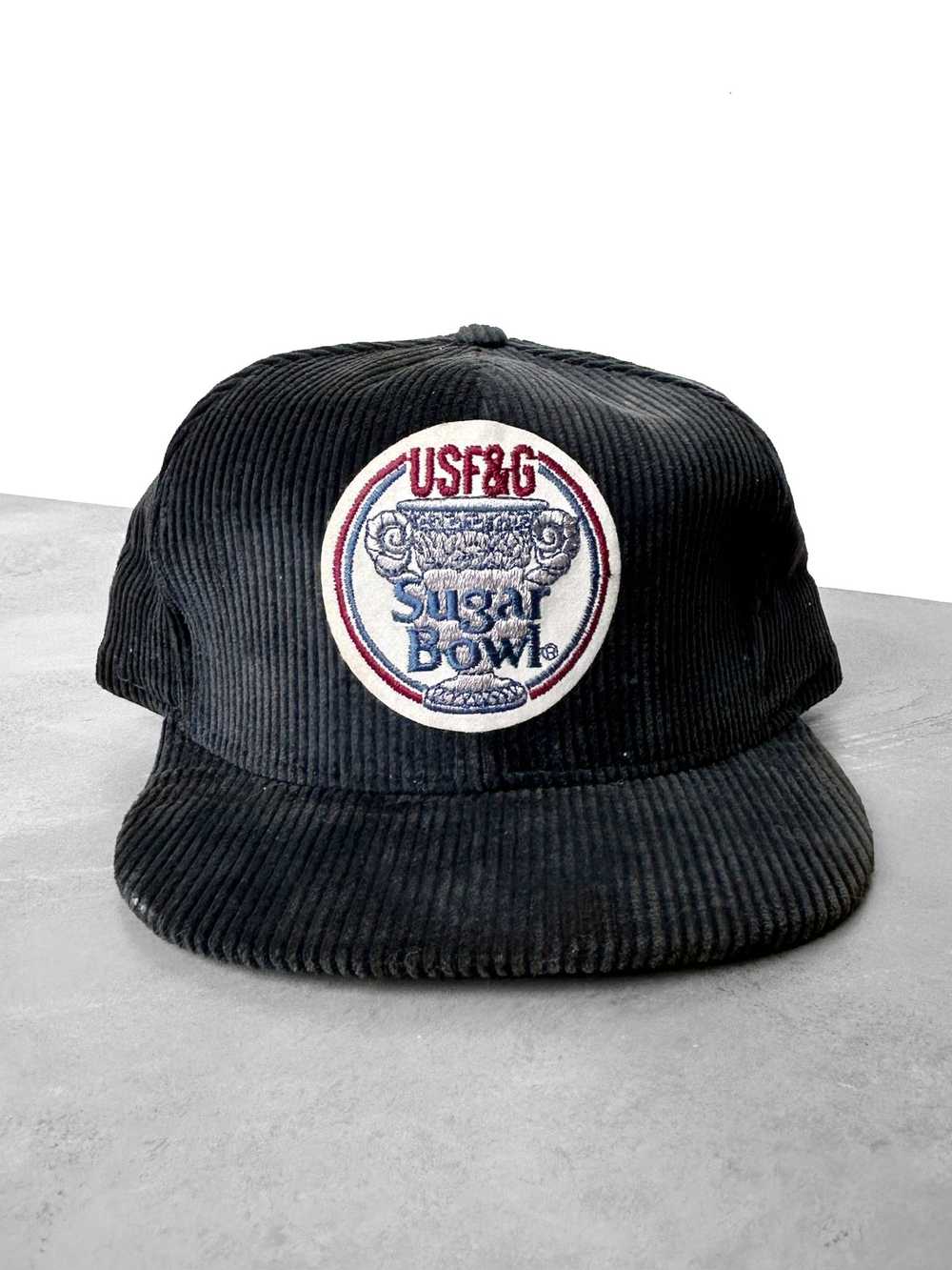 Sugar Bowl Corduroy Hat 80's - image 1