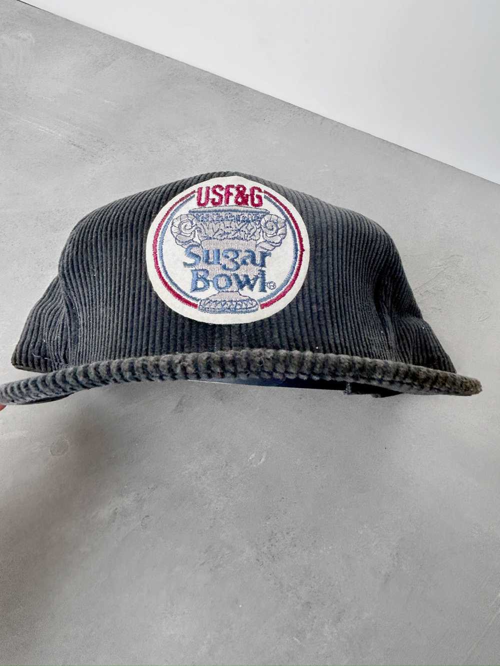 Sugar Bowl Corduroy Hat 80's - image 4